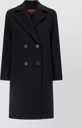 Max Mara double-breasted coat featuring side pockets