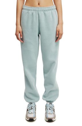 Cotton On Womens Active Plush Essential Gym Sweatpant in Teal Mist at Nordstrom, Size Small