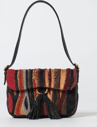 Maliparmi Borsa a spalla con perline Maliparmi