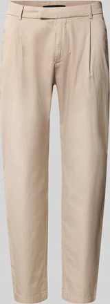 Cinque Anzughose mit Biesen und franz&ouml;sischen Eingrifftaschen in Beige, Gr&ouml;&szlig;e 102