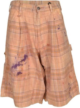 R13 Lange Shorts - Dames - Korte Broeken - Oranje - W25 - Korte Broeken