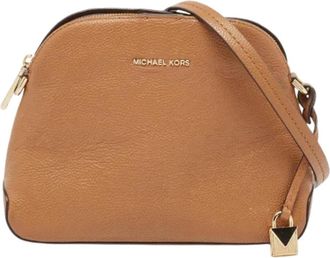 Michael Kors Pre-owned Leather crossbody-bags - Dames - Vintage Schoudertas - Bruin - ONE Size - Vintage