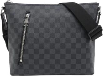 Louis Vuitton Pre-owned Cross Body Bags, male, Gray, Size: ONE SIZE Pre-owned Mick PM Shoulder Bag