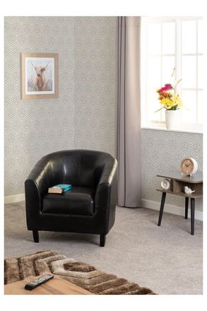 Seconique Tempo Tub Chair in Black