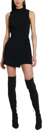 Amanda Uprichard Reed Romper In Black