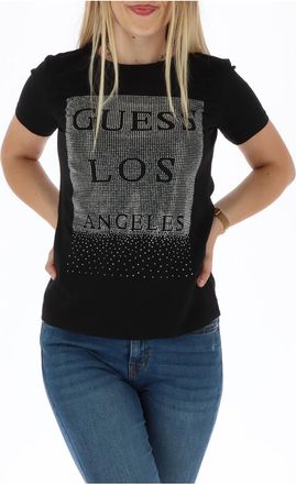 Guess Dames Zwarte T-Shirt
