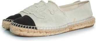 Chanel Pre-owned Womens canvas espadrilles in beige - Size EU 41