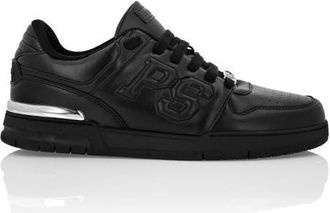 Plein Sport Lo-Top Sneakers Shock Unisex in Black/black at Nordstrom, Size 39