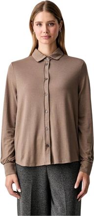 Marc O'Polo Donna, Camicette, Marrone, S, new