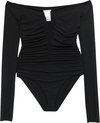 Amazu&igrave;n Alika Bodysuit - Tops - Mujer - Negro - ONE SIZE