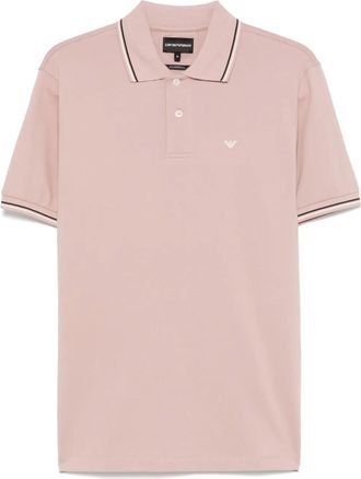 Emporio Armani Polo con stampa - Rosa