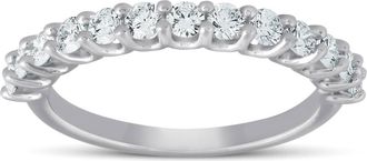 Pompeii3 3/4 Ct Diamond Wedding Ring 14k White Gold Lab Grown Eco Friendly