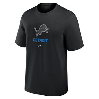 Nike Detroit Lions Rivalries Collection Primary Nike Mens Dri-FIT NFL T-Shirt in Black | 02OZ00A9J-N1U