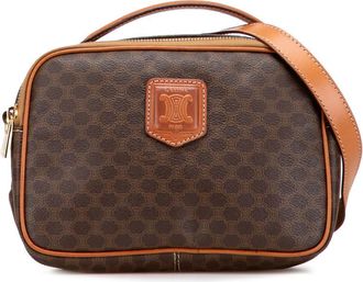 Celine Pre-owned Celine Macadam Coated Canvas Satchel MC96