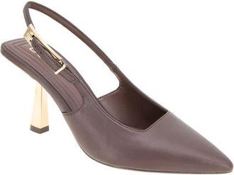 BCBGeneration Inara Slingback Pointed Toe Pump in Brownstone at Nordstrom, Size 8.5