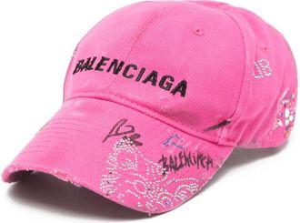 Balenciaga Embellished Cap Hat