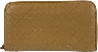 Bottega Veneta Intrecciato Leather Long Wallet (Authentic Pre-Loved)