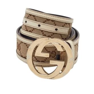 Gucci Pre-owned Vintage Belt - female - Gucci Vintage - Vintage Belts - Beige - ONE SIZE - Pre-owned