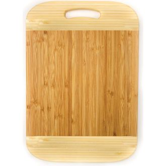Berghoff Bamboo Rectangular Handled Two-Tone Cutting Board in Brown at Nordstrom Rack