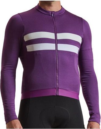 Rapha Brevet Long Sleeve Merino Jersey III Velotrikot f&uuml;r Herren | lila