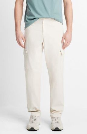 Vince Straight Leg Garment Dyed Twill Cargo Pants in Deco Cream at Nordstrom Rack, Size 30