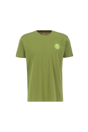 Alpha Industries T-Shirt ALPHA INDUSTRIES Doted SL T-Shirt, Herren, Gr. XXL, gr&uuml;n (moss gr&uuml;n), Obermaterial: 100% Baumwolle, Shirts T-Shirt