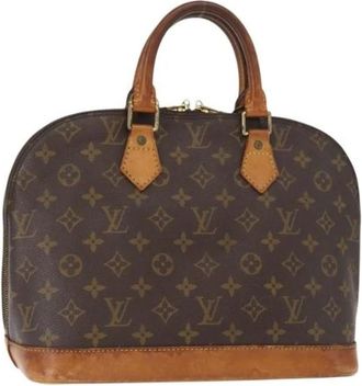Louis Vuitton Pre-owned Handbags, female, Brown, Size: ONE SIZE Pre-owned Vintage Canvas Handbag