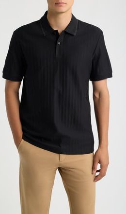 BOSS H-Parlay Cotton Polo in Black at Nordstrom, Size Xx-Large