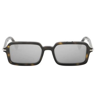 Fendi Selleria Brown Rectangular Sunglasses