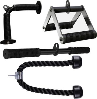 OEM Accesorios Para M&aacute;quinas De Poleas - Barras De Dominadas - Tr&iacute;ceps - Gimnasio En Casa - Gimnasio