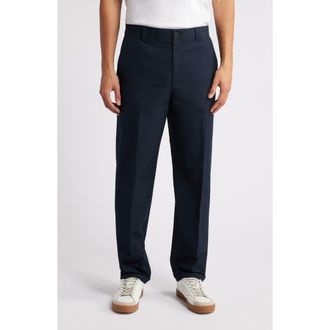 Frame Denim Straight Leg Chinos in Dark Navy at Nordstrom, Size 32