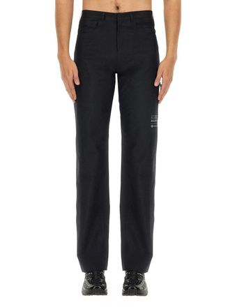 Maison Margiela Straight Leg Polyester Trousers - Black