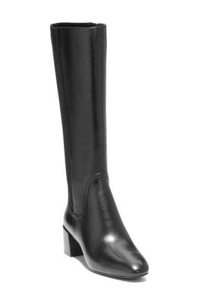 Cole Haan Serenna Tall Boot in Black Leather at Nordstrom Rack, Size 7