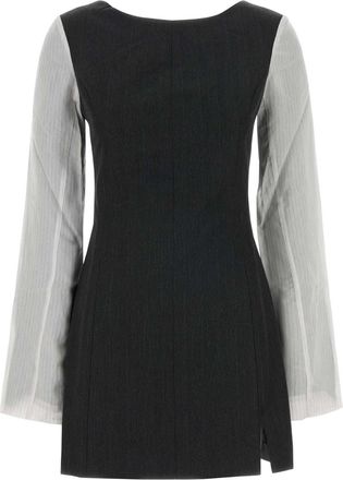 Our Legacy Embroidered Twill Mini Dress