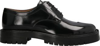Maison Margiela Black Tabi Lace Up Shoes