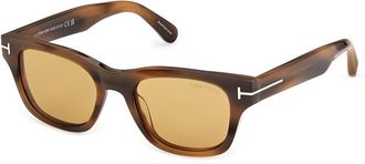 Tom Ford FT1357 CALEB-02 55E Mens Sunglasses Tortoiseshell Size 50