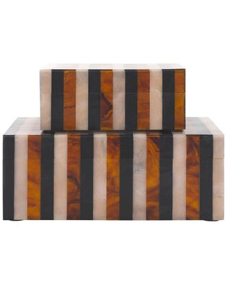 Safavieh Set Of 2 Ina Decor Boxes