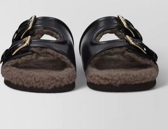 Valentino Garavani leather slide sandals