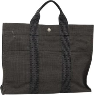 Herm&egrave;s Pre-owned Tote Bag - Dames - Vintage Shopper - Grijs - ONE Size - Vintage