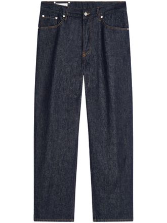 Dries Van Noten Straight-Leg Dark Denim Trousers with Classic Five-Pocket Design