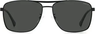 Polaroid Grey Rectangular Mens Sunglasses PLD 2136/G/S/XN 0003/M9 61