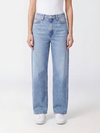 Rag & Bone Logan Mid-Rise Wide-Leg Denim Jeans