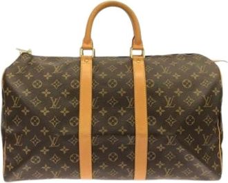 Louis Vuitton Pre-owned Weekend Bags, female, Brown, Size: ONE SIZE Pre-owned Boston Bag