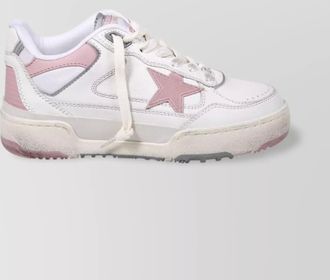 Golden Goose leather star perforated rubber sneakers
