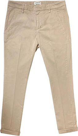 Dondup Stretch Gabardine Broek - Heren - Regular Fit Jeans - Beige - W36 - Katoen - Jeans