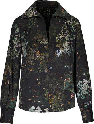 Vince Blusa a fiori - Nero