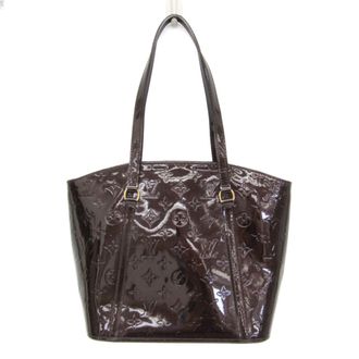 Louis Vuitton Avalon Monogram Vernis Burgundy Patent_Leather Handbag (Pre-Owned)