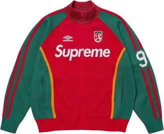 SUPREME x Umbro Zip Up Sweater Red SS25SK12-RED