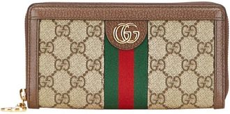 Gucci Gg Supreme Beige Brown Gg Supreme Coin Purse/Coin Case (Pre-Owned)