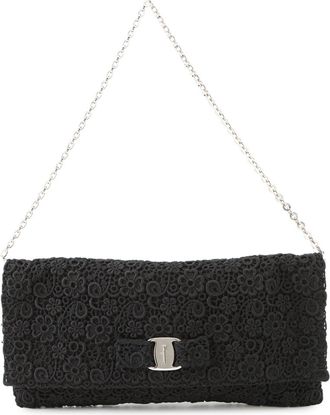 Ferragamo Cotton Shoulder Bag (Pre-Owned)